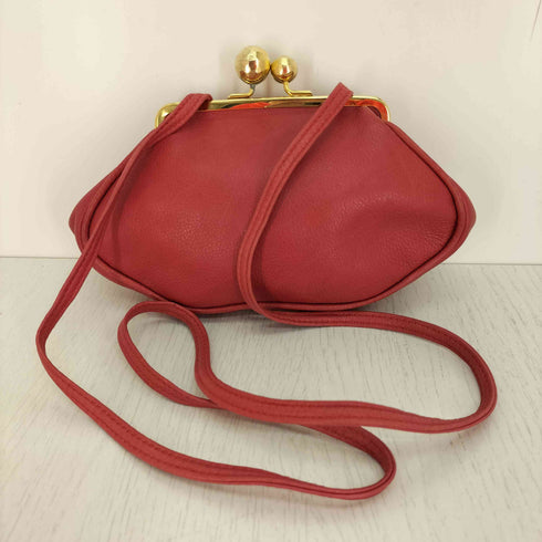 ソニアリキエル SONIA RYKIEL シボ革 がま口 レザー ショルダー バッグ レディース
