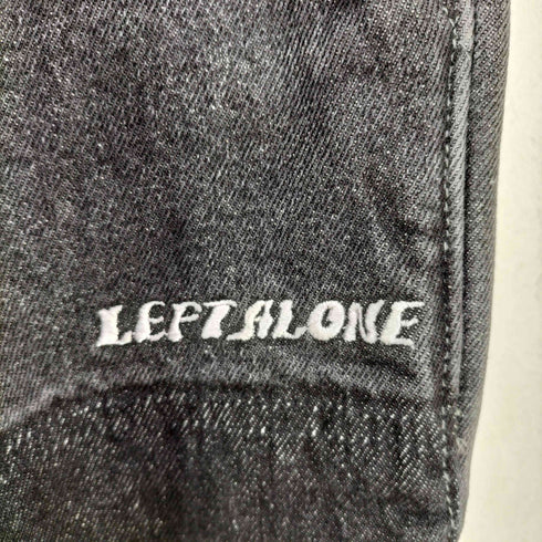 レフトアローン LEFT ALONE 裾ドローコード チョークバッグ バギーデニムショーツ メンズ