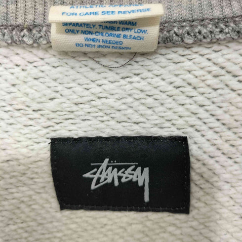 ステューシー Stussy ロゴ刺繍 ワッフル地 ポケットプルオーバースウェット メンズ LARGE