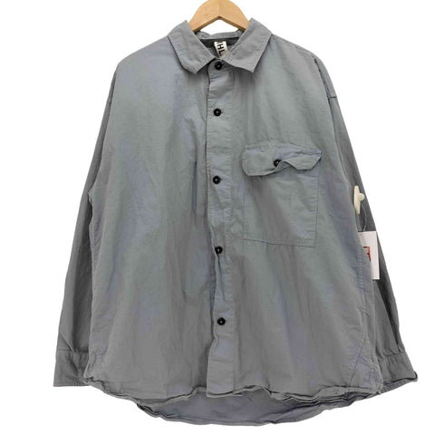 エムエイチエル MHL. 22SS COMPACT COTTON POPLIN コンパクト コットン ポプリン シャツ メンズ import:L