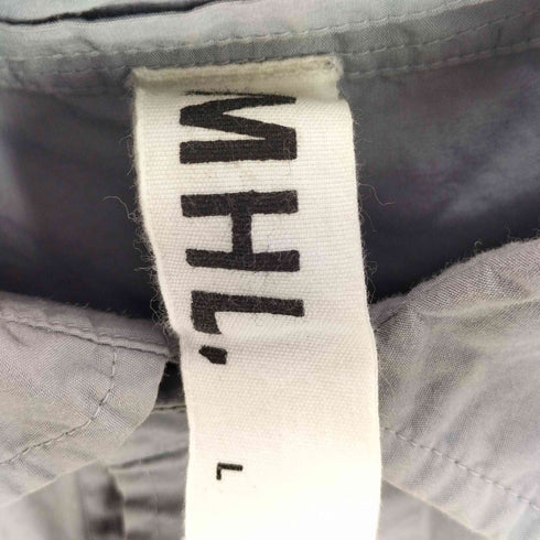 エムエイチエル MHL. 22SS COMPACT COTTON POPLIN コンパクト コットン ポプリン シャツ メンズ import:L