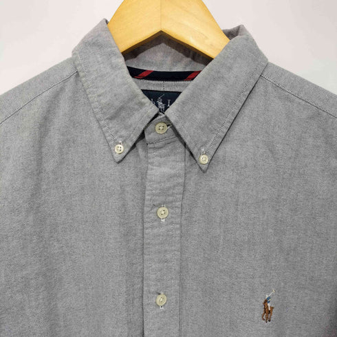 ラルフローレン RALPH LAUREN 90S ポニー刺繍 ロングスリーブ ボタンダウンシャツ メンズ import:L