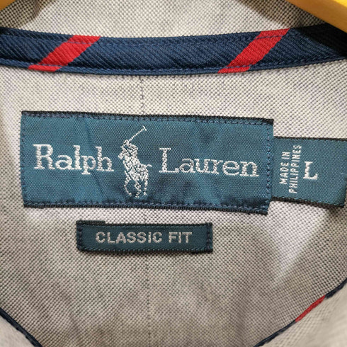 ラルフローレン RALPH LAUREN 90S ポニー刺繍 ロングスリーブ ボタンダウンシャツ メンズ import:L