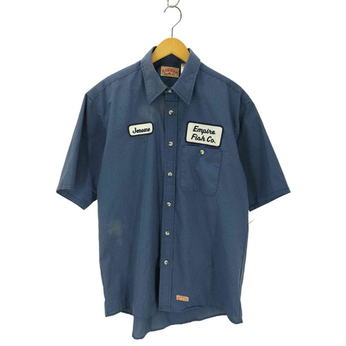 レッドキャップ RED KAP 90S チェック柄 半袖シャツ メンズ JPN:L