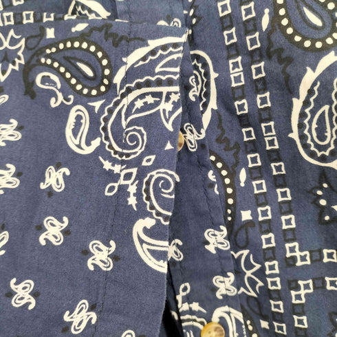 ザラ ZARA ペイズリー柄シャツ メンズ JPN:L