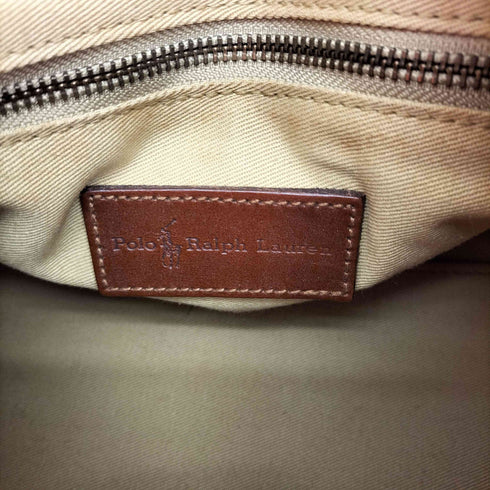 ポロバイラルフローレン Polo by RALPH LAUREN ブラックウォッチ チェック ミニ ボストン バッグ ハンドバッグ レディース