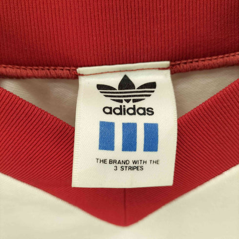アディダス adidas 90S デサント製 フランスカラー ユニフォーム ゲームシャツ ビッグトレフォイル メンズ