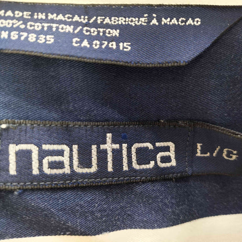 ノーティカ NAUTICA 90S マルチストライプ ボタンダウンシャツ メンズ JPN:L