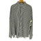 ザラ ZARA ナイロン ポリ ストライプ L/S シャツ メンズ import:L