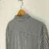 ザラ ZARA ナイロン ポリ ストライプ L/S シャツ メンズ import:L
