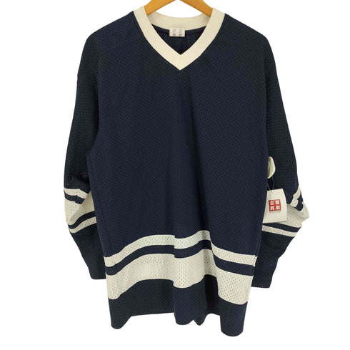アンディフィーテッド UNDEFEATED 裾 筆記体 刺繍 ロゴ ライン L/S ゲーム シャツ メンズ import:L