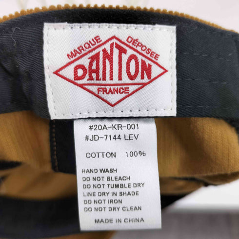 ダントン DANTON コーデュロイ 6パネル キャップ メンズ FREE