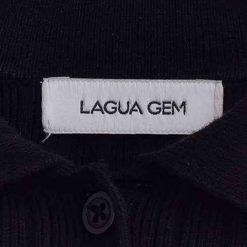 ラグアジェム LAGUA GEM 22SS MIX POLO MINI OP ポロニット ミニワンピ レディース FREE