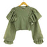ザラ ZARA パフスリーブ ブラウス レディース import:M