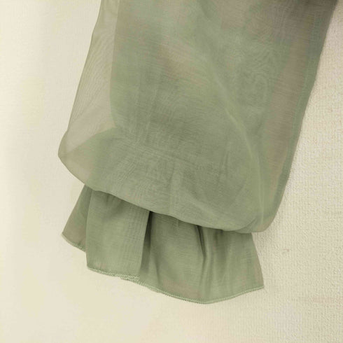 ザラ ZARA パフスリーブ ブラウス レディース import:M
