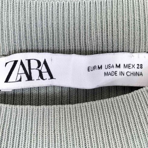 ザラ ZARA パフスリーブ ブラウス レディース import:M