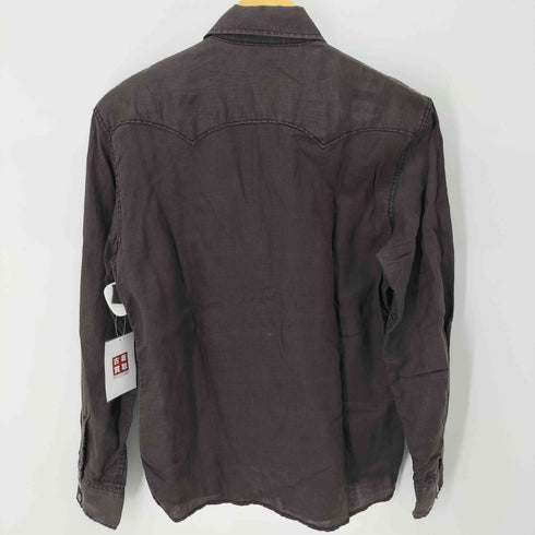 リーバイスプレミアム Levis PReMIUM 00s リネン ウエスタンシャツ 08年製 メンズ import:M