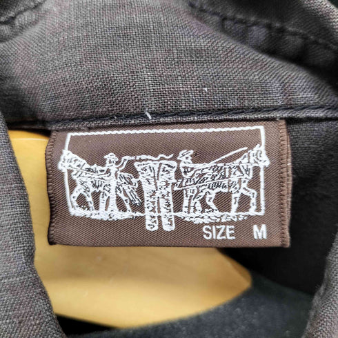 リーバイスプレミアム Levis PReMIUM 00s リネン ウエスタンシャツ 08年製 メンズ import:M