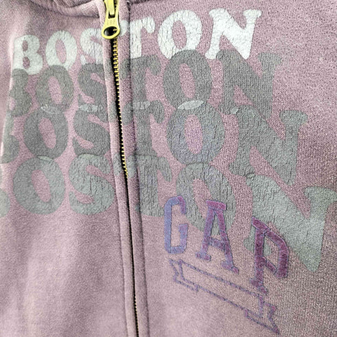 ギャップ Gap 00s old 小文字タグ BOSTON ジップアップパーカー メンズ import:S