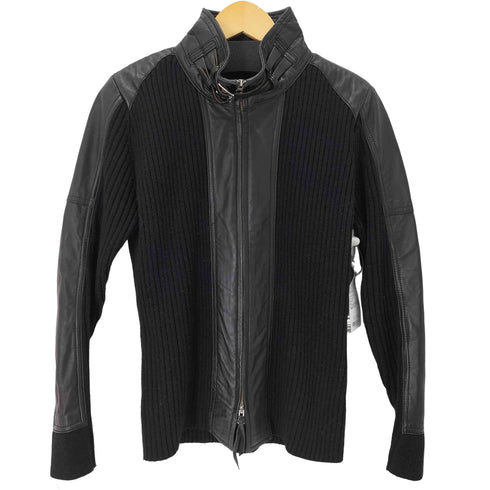 アヴィレックス AVIREX ラムレザーカーディガン メンズ import:M