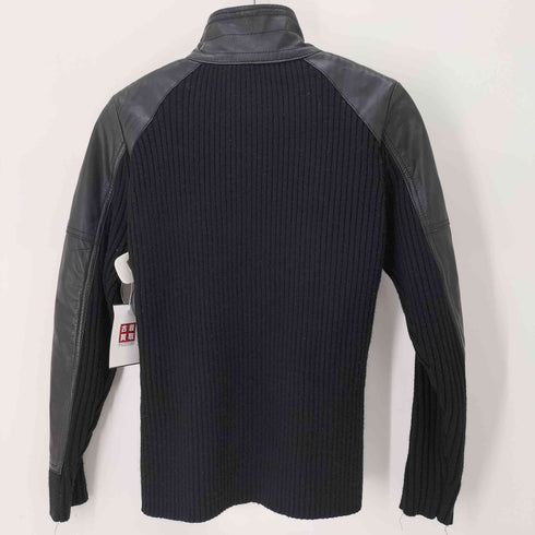 アヴィレックス AVIREX ラムレザーカーディガン メンズ import:M