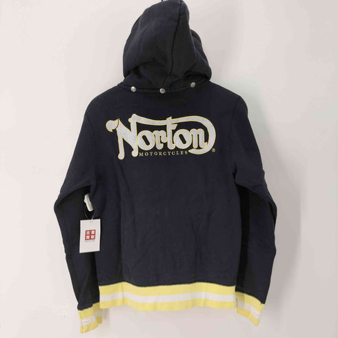 ノートン NORTON y2k ビッグロゴ刺繍 ジップアップパーカー メンズ JPN:M