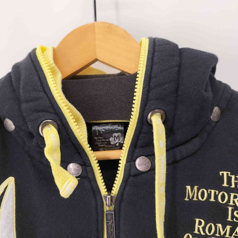 ノートン NORTON y2k ビッグロゴ刺繍 ジップアップパーカー メンズ JPN:M