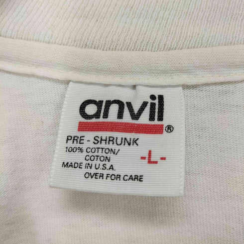 アンビル Anvil 90s USA製PETRIFIED FOREST フロントプリントクルーネックTシャツ メンズ JPN:L