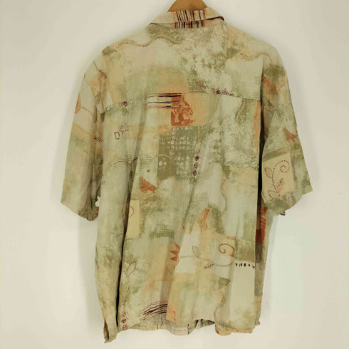 SADDLEBRED オープンカラーシャツ 総柄 メンズ import:XL