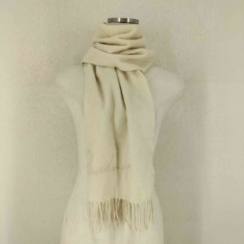 バーバリー BURBERRY CASHMERE 100 ロゴ刺繍マフラー メンズ