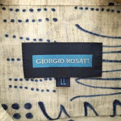 GIORGIO ROSATI オープンカラーシャツ 総柄 メンズ import:XL