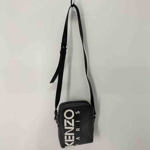 ケンゾーパリス KENZO PARIS ロゴワッペンレザーショルダーバッグ メンズ