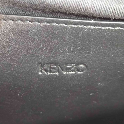 ケンゾーパリス KENZO PARIS ロゴワッペンレザーショルダーバッグ メンズ