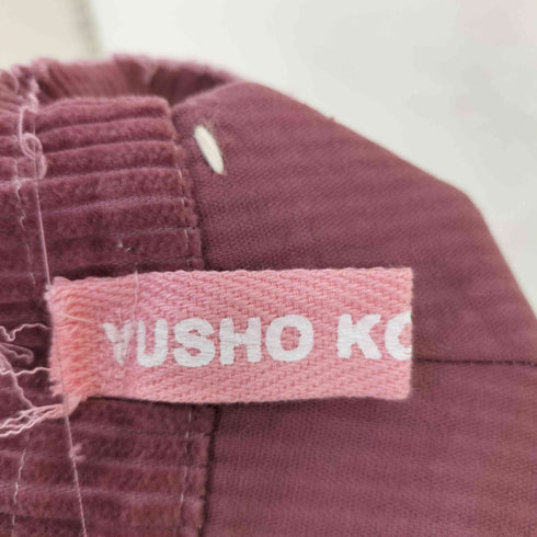 YUSHO KOBAYASHI ステッチデザイン コーデュロイパンツ レディース