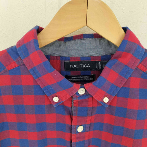 ノーティカ NAUTICA チェック BDシャツ CLASSIC FIT/STRETCH メンズ import:L
