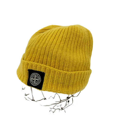 ストーンアイランド STONE ISLAND LOGO BEANIE メンズ