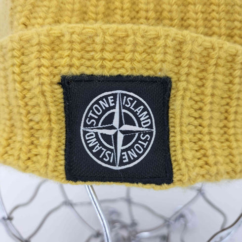 ストーンアイランド STONE ISLAND LOGO BEANIE メンズ