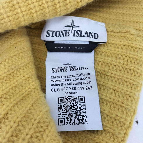 ストーンアイランド STONE ISLAND LOGO BEANIE メンズ