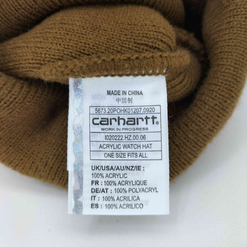 カーハートワークインプログレス Carhartt WIP 2G acrylic watch hat メンズ