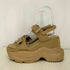 イエロー YELLO CREMA SINGLE SNEAKER SANDALS レディース L