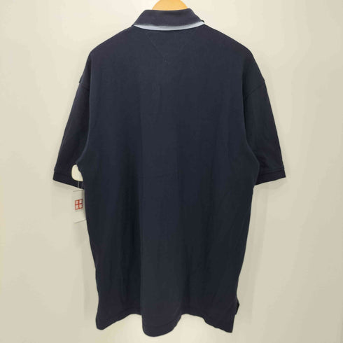 トミーヒルフィガー TOMMY HILFIGER ワンポイント刺繍 鹿の子S/Sポロシャツ メンズ XL