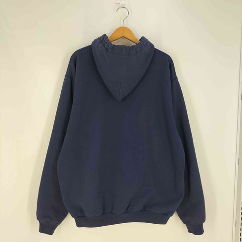 カーハート Carhartt 00s USA製 ロゴ刺繍 裏地サーマル ジップアップパーカー メンズ