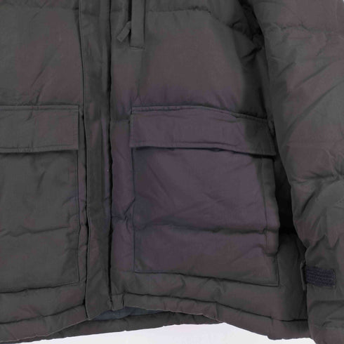 チャップスラルフローレン CHAPS RALPH LAUREN 裏地チェック フーデッドダウンジャケット メンズ JPN:L
