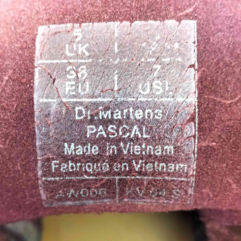 ドクターマーチン Dr.Martens PASCAL 8ホールブーツ レディース UK:5