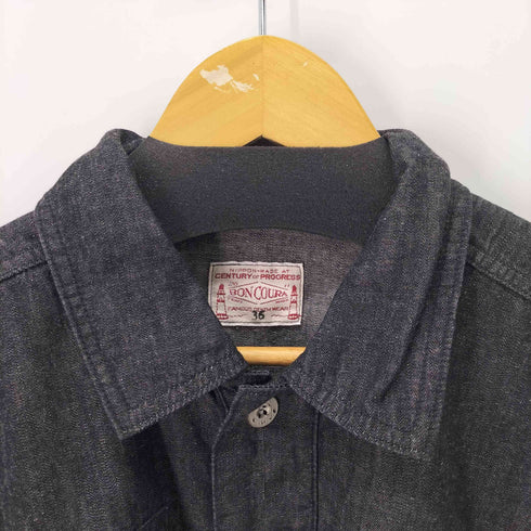 BONCOURA US ARMY PULLOVER JACKET USアーミー デニムプルオーバージャケット メンズ 36