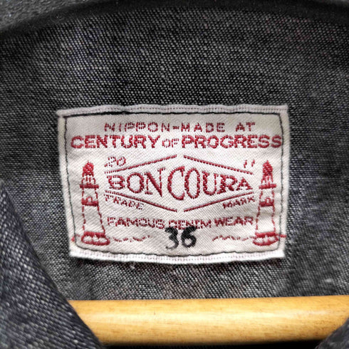 BONCOURA US ARMY PULLOVER JACKET USアーミー デニムプルオーバージャケット メンズ 36