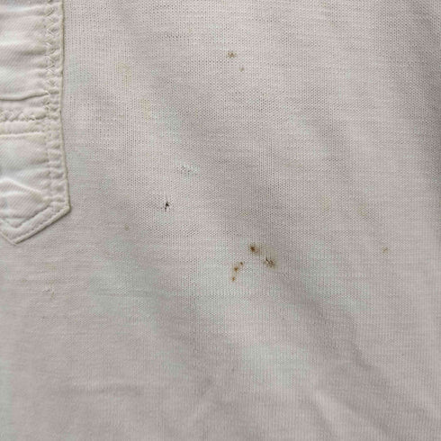 ZWEIFÄDIG BAUMWOLLE EURO VINTAGE ドイツ フェイクヘンリーネック ボロ パッチワーク加工 クルーネック S/S Tシャツ メンズ 7