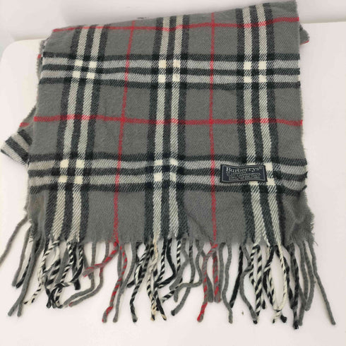 バーバリーズ BURBERRYS MADE IN ENGLAND ノバチェック ウールマフラー メンズ