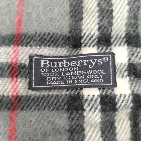 バーバリーズ BURBERRYS MADE IN ENGLAND ノバチェック ウールマフラー メンズ