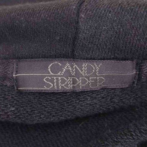 キャンディストリッパー Candy Stripper ワンポイント刺繍 パーカー レディース